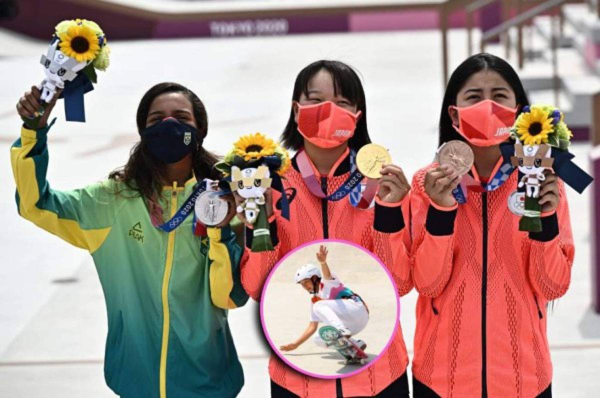 ¡Niñas legendarias! En skateboarding, atletas de 13 años ganan oro y plata en Juegos Olímpicos de Tokio