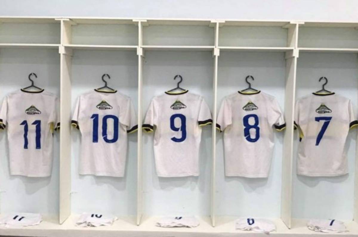 El bonito camerino de Las Delicias, equipo que eliminó a Motagua en la Copa Presidente 2018  