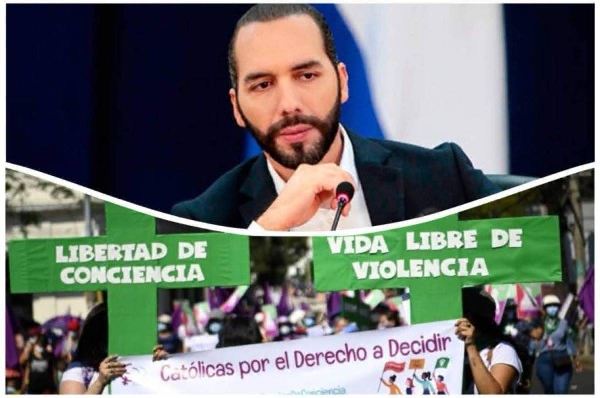 Salvadoreños piden a su presidente Nayib Bukele que se revoque ley en contra de aborto