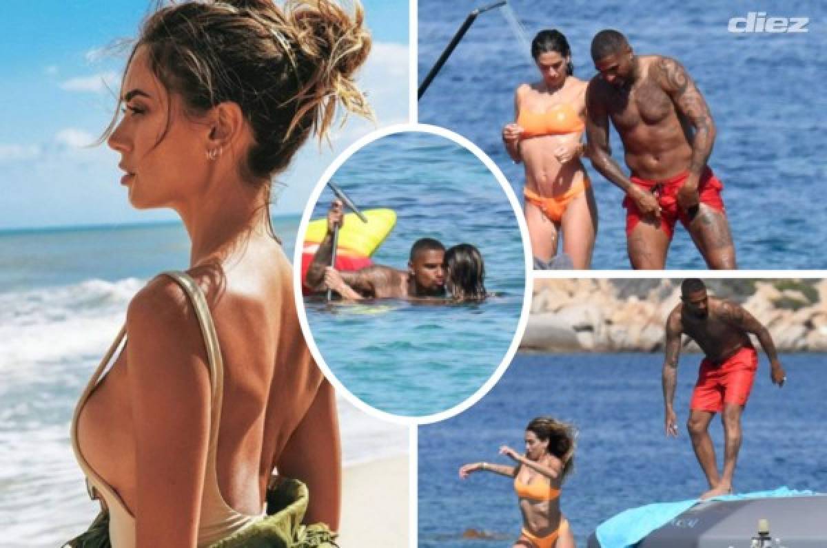 Picantes vacaciones: Melissa Satta deslumbra junto a Kevin Prince Boateng en Cerdeña