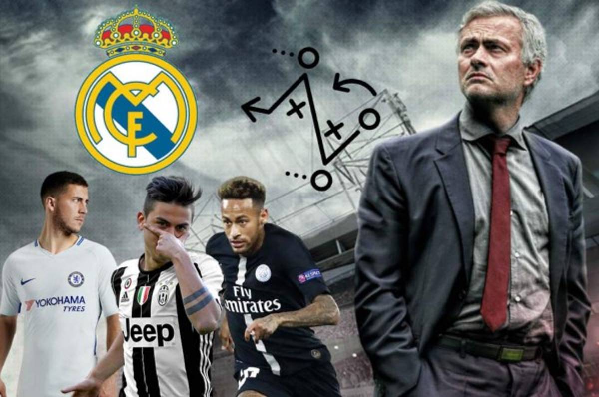 Con tridente de lujo: Así sería el nuevo Real Madrid de José Mourinho