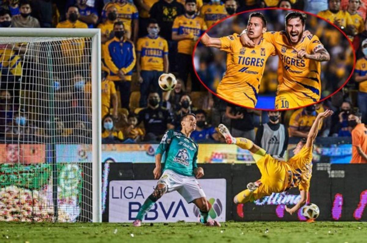 ¡Con tijereta incluida! Tigres, con Gignac y Thauvin, remonta ante León en el descuento y acaricia la final de la Liga MX