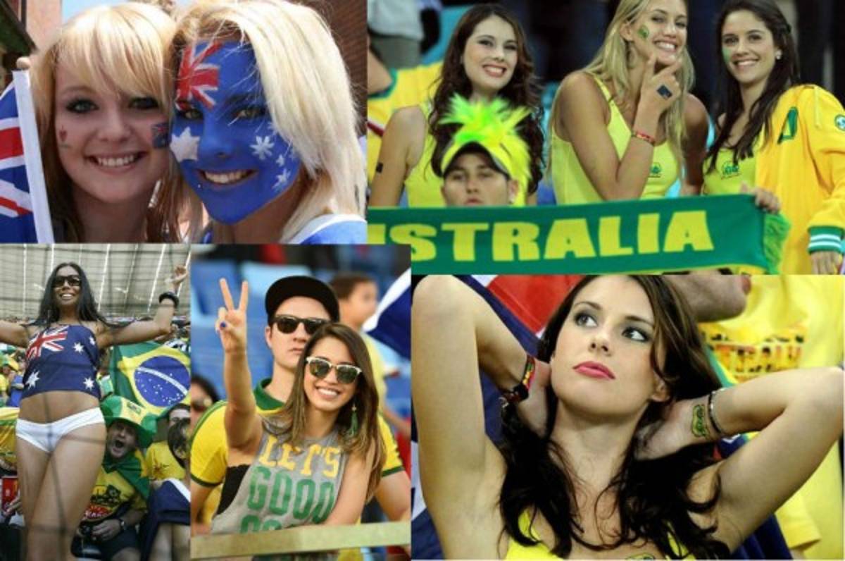 Las aficionadas de Australia más sexis que se han visto en los estadios
