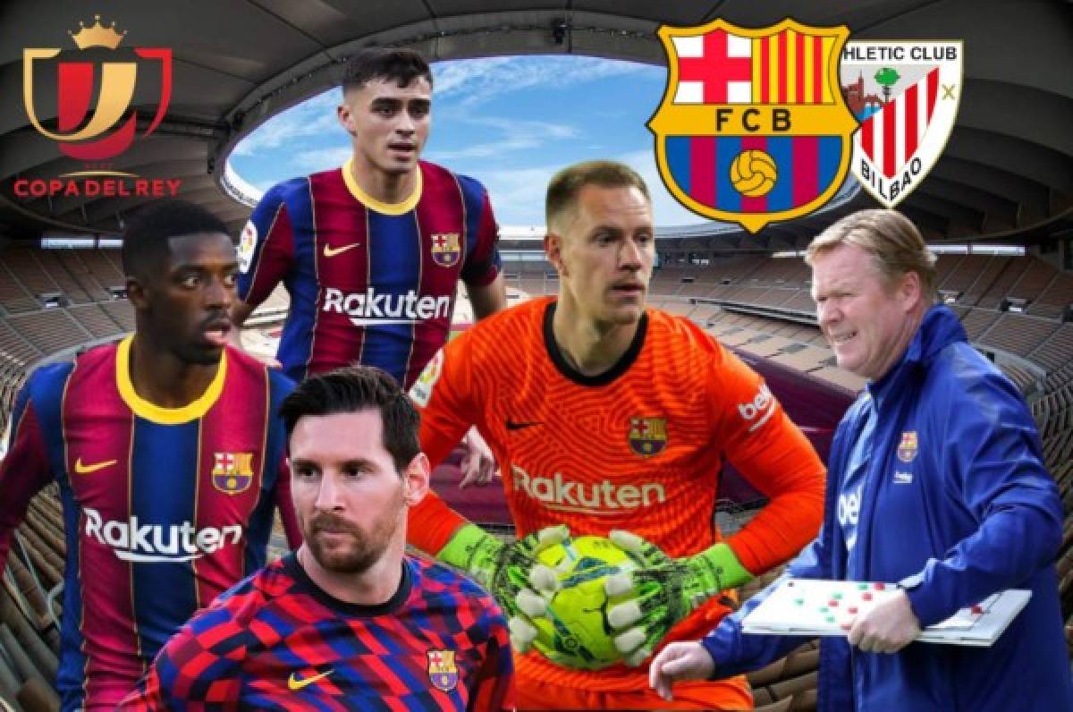 Koeman ratifica el 3-5-2: Así será la alineación del Barcelona para la final de la Copa del Rey  