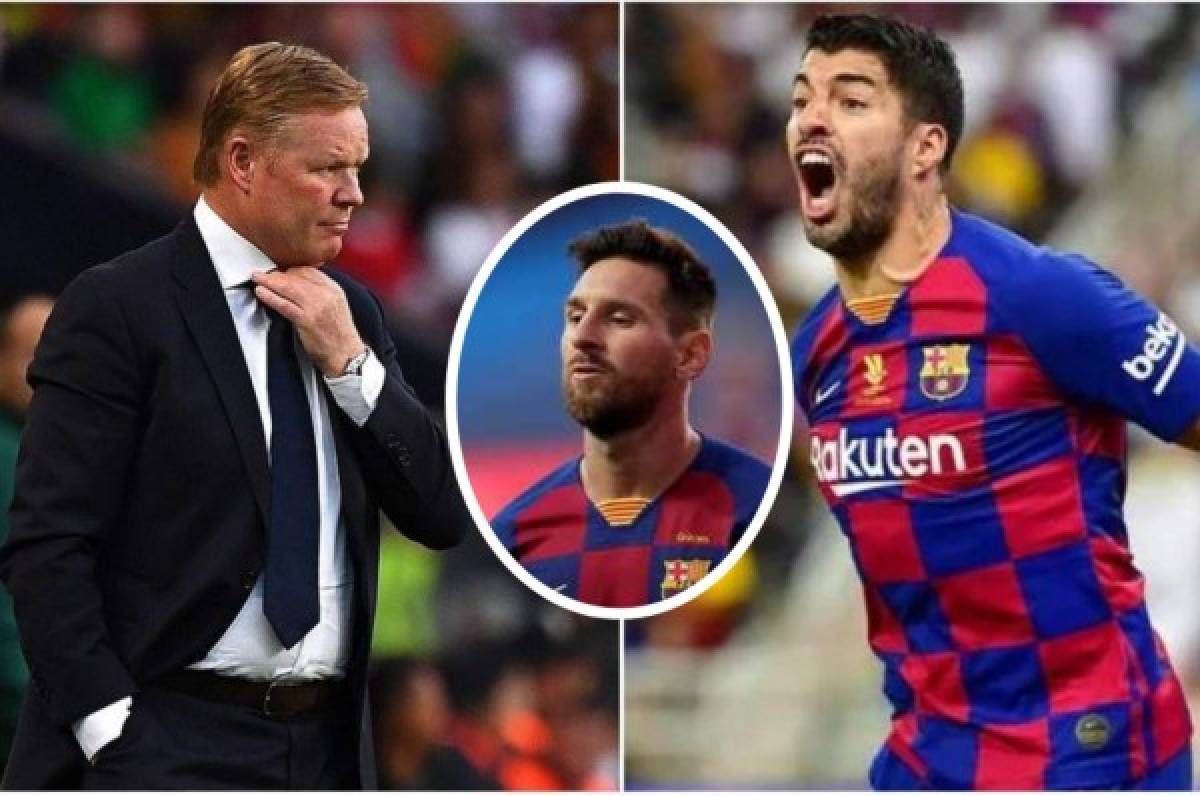 Duro golpe para Messi: Koeman le comunica a Luis Suárez que no cuenta con él en Barcelona  
