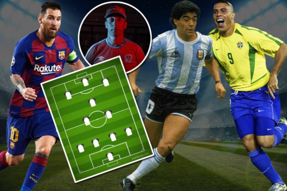 ¡Sin Pelé y con tridente de lujo! Pedro Troglio elige su 11 histórico del fútbol