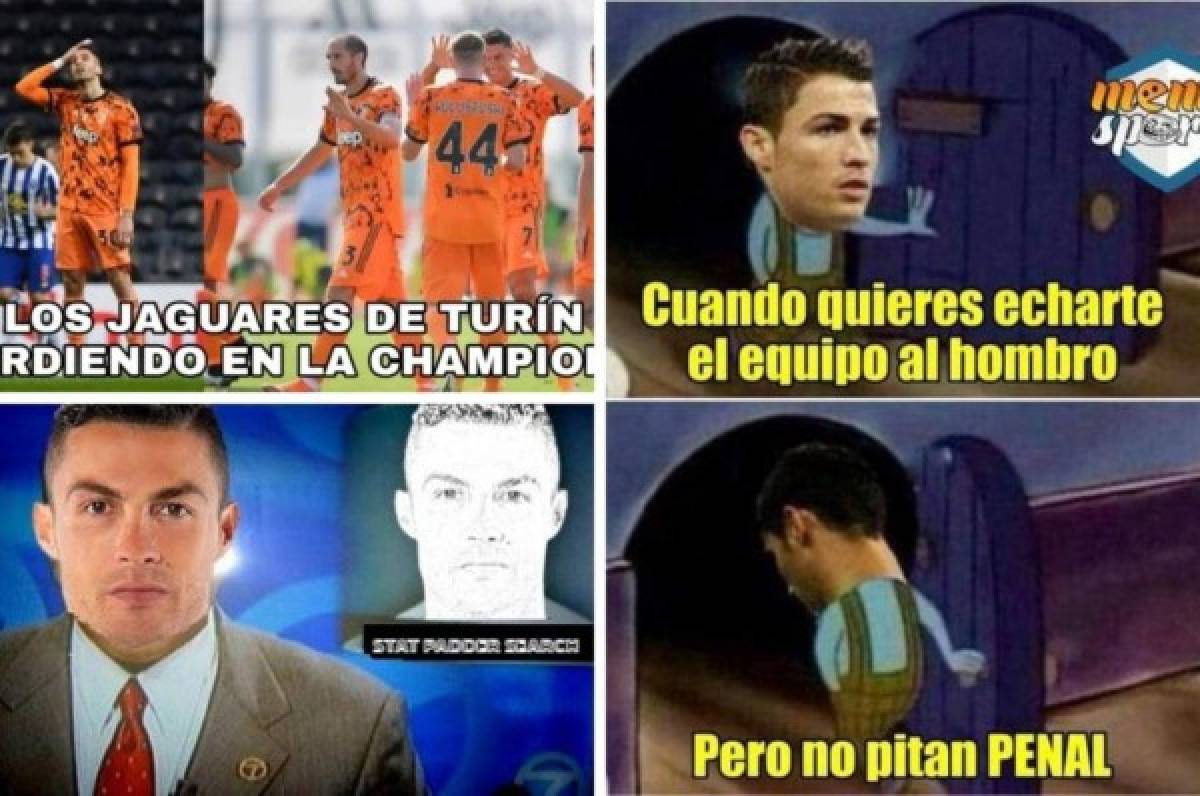 Cristiano Ronaldo, desaparecido: Los memes no perdonan a la Juventus tras caer ante el Porto