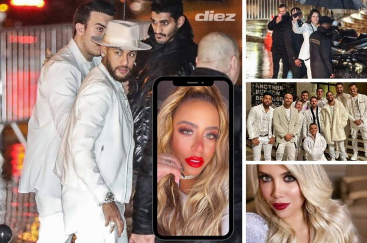 Bajo la lluvia y todos de blanco: Así fue la extravagante fiesta del cumpleaños 28 de Neymar