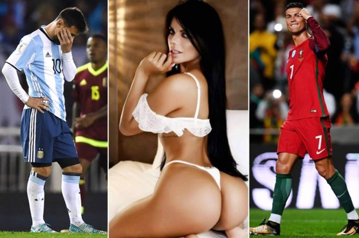 Suzy Cortez, la Miss BumBum traiciona a Messi por Cristiano Ronaldo
