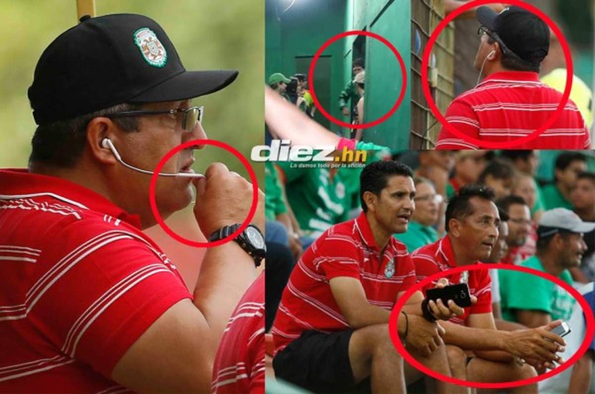 FOTOS: Así se comunicó Héctor Vargas con Luis Ayala para poder dirigir