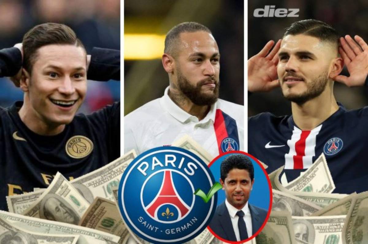 Cifras estrosféricas: Los 15 fichajes más caros de la historia del PSG, Icardi con lugar privilegiado