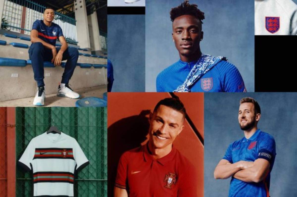 ¡Una bellezada! Francia, Holanda, Inglaterra y Portugal presentan su nueva camiseta rumbo a la Euro 2021