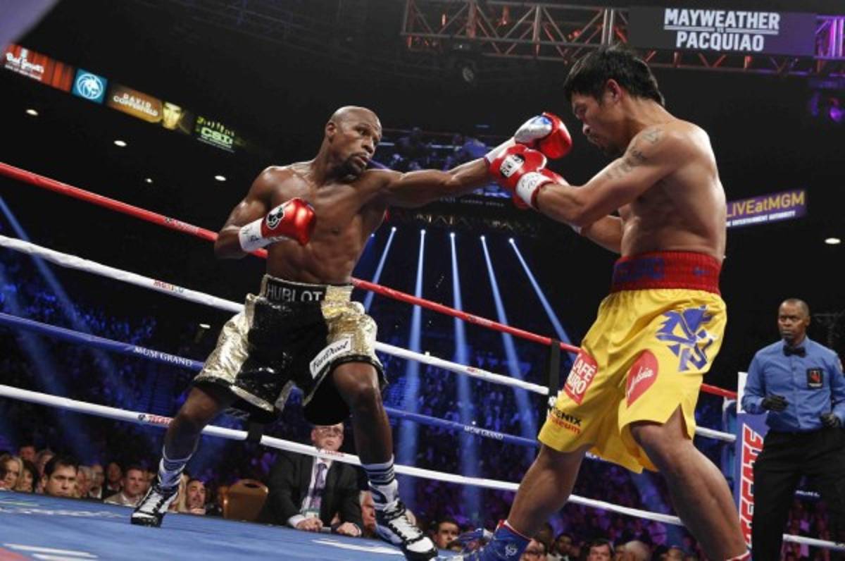 Las mejores fotos de la pelea Mayweather-Pacquiao