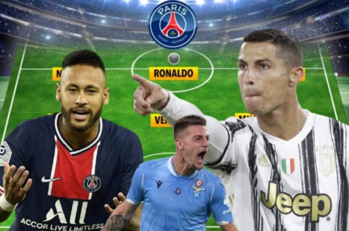 Con otros crack: Así sería 11 del PSG si se concretan el fichaje de Cristiano Ronaldo   