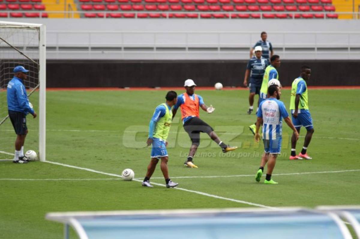 Honduras se entrenó en el Nacional de Costa Rica pensando en un triunfo