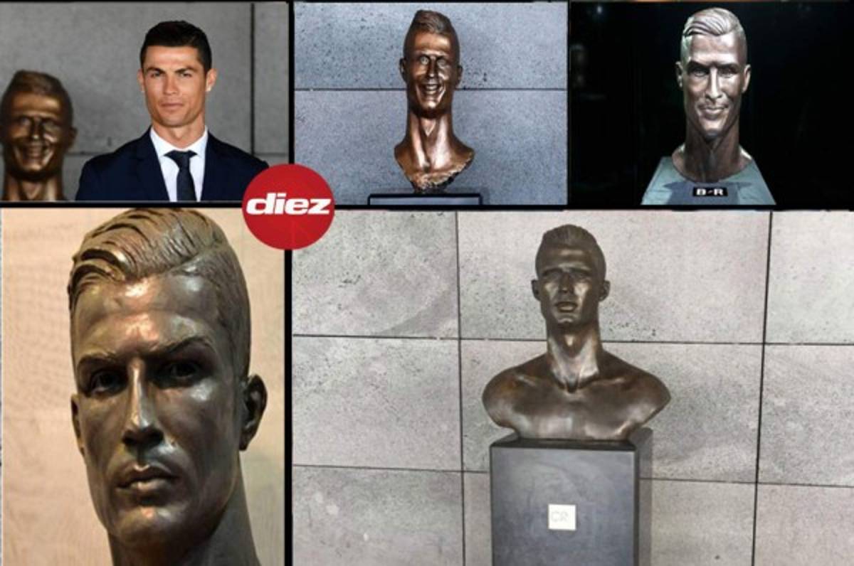 ¿CERO BURLAS AHORA? Cristiano ya tiene nuevo busto en aeropuerto de Madeira
