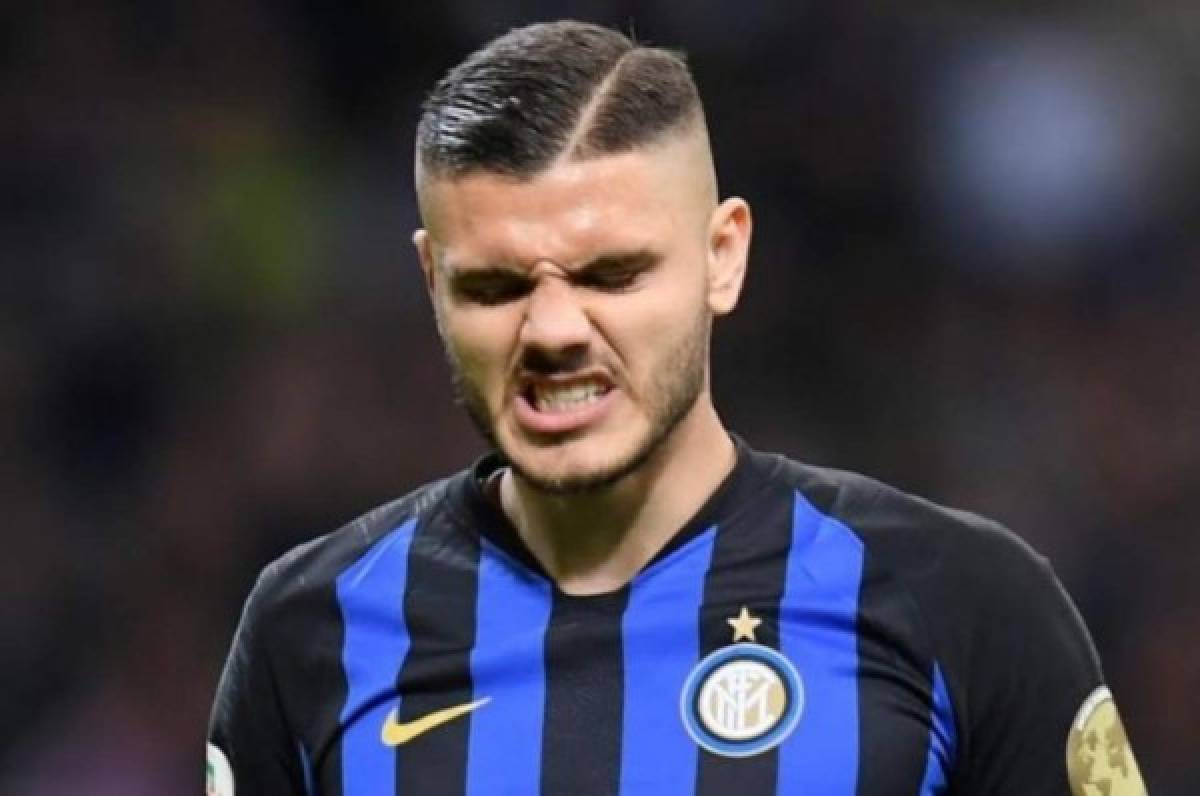 Futuro incierto: Mauro Icardi abandonó la concentración del Inter de Milán   