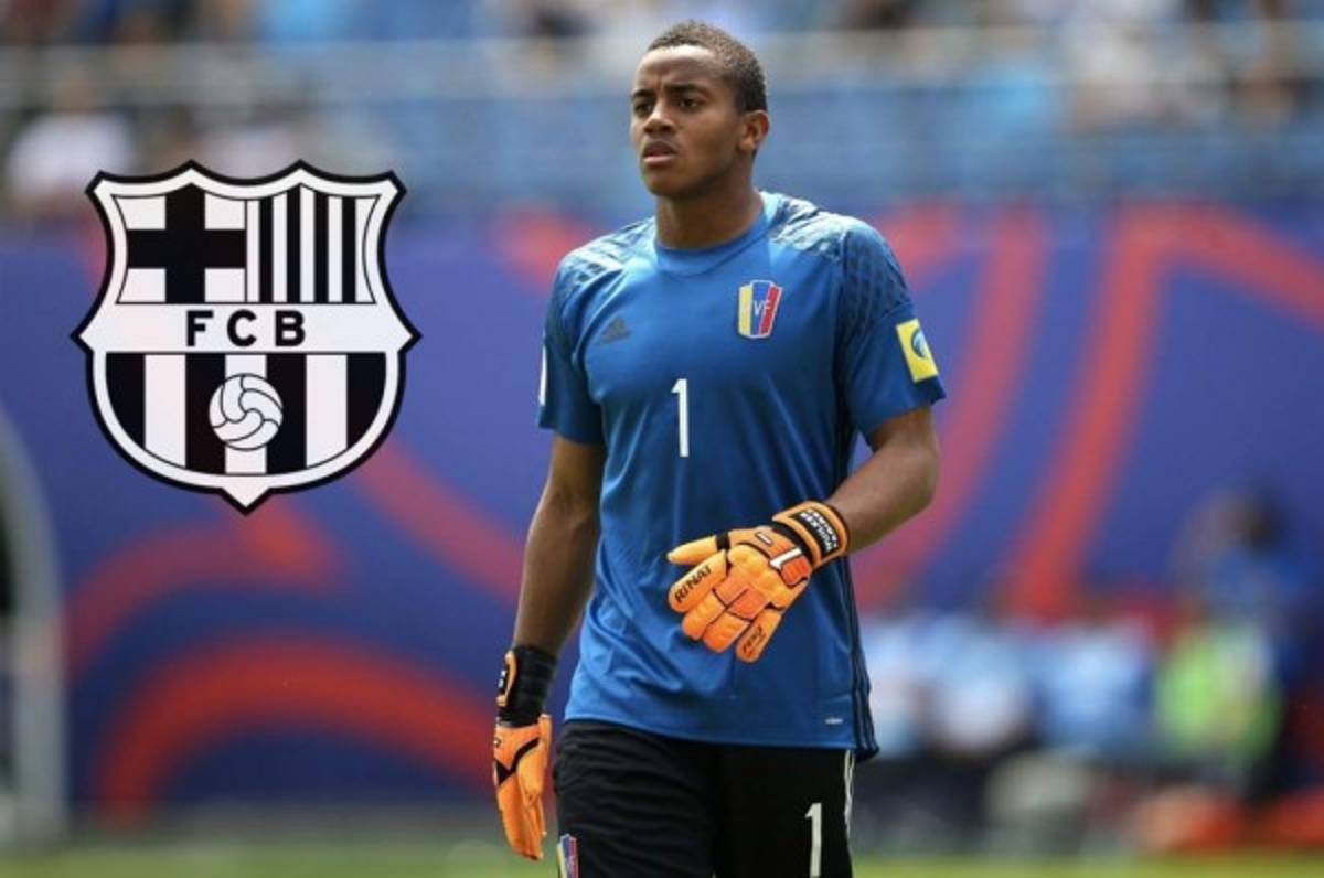 Wuilker Faríñez, el portero venezolano que llegaría al Barcelona