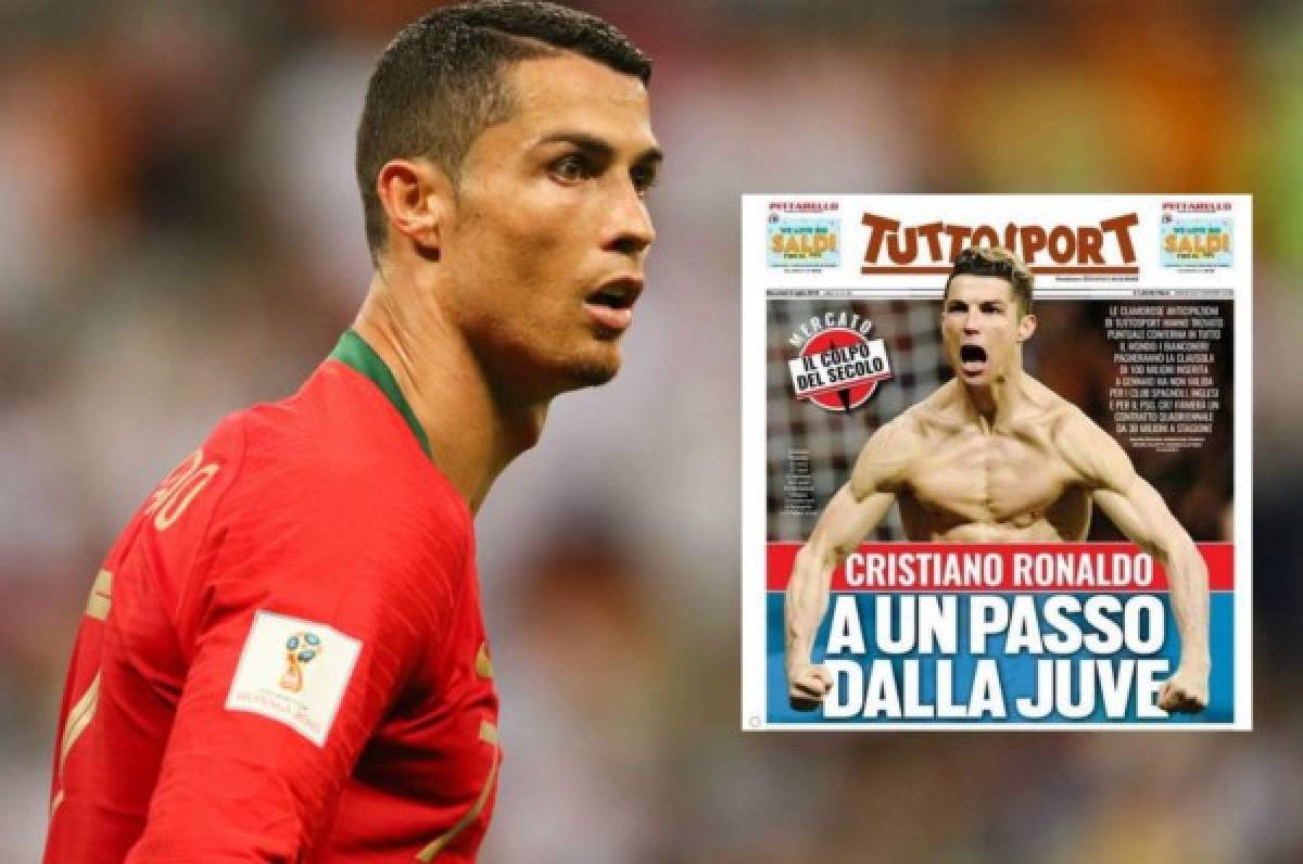 Cristiano Ronaldo, más cerca que nunca de la Juventus, según portada de 'Tuttosport'