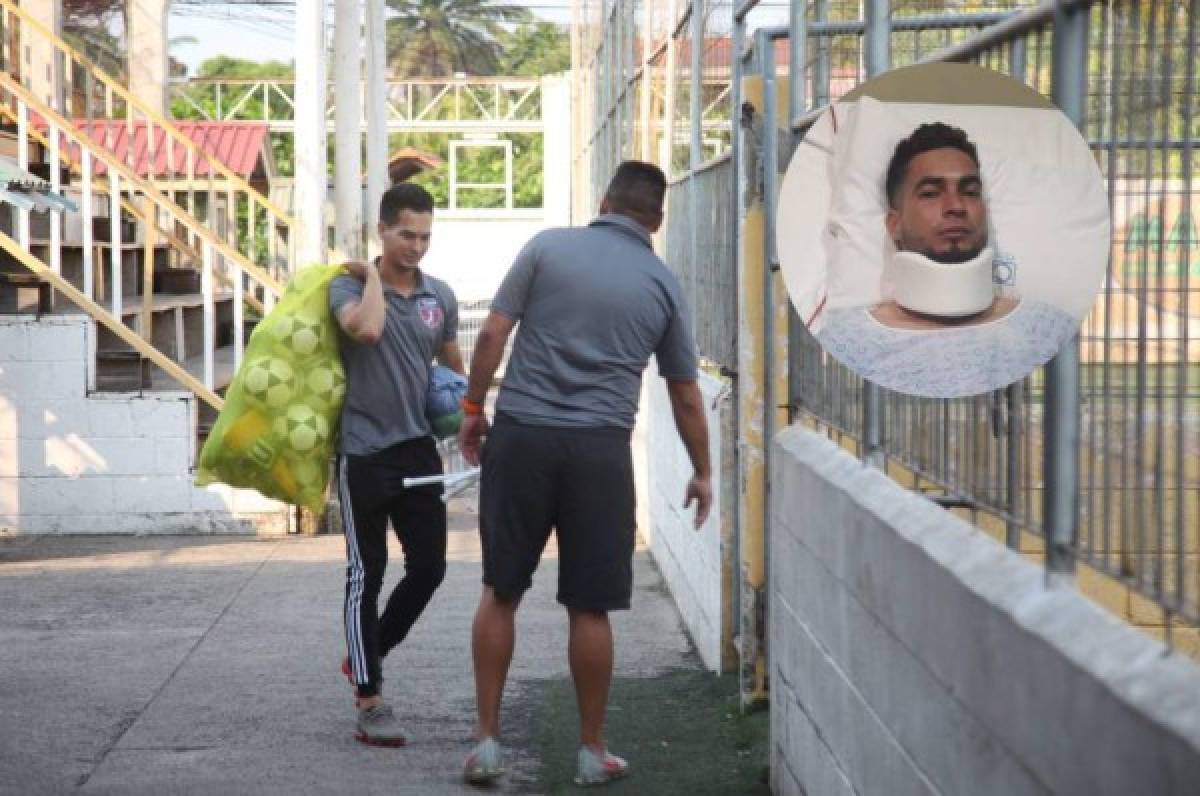 Marcelo Canales reaparece recuperado tres semanas después de sufrir accidente en El Progreso