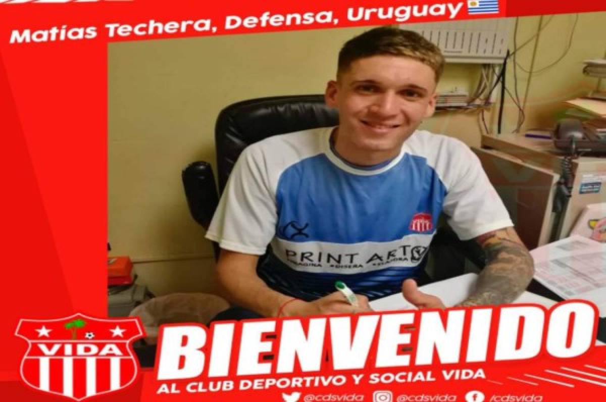 Defensor uruguayo Mathías Techera, cuarto fichaje del Vida