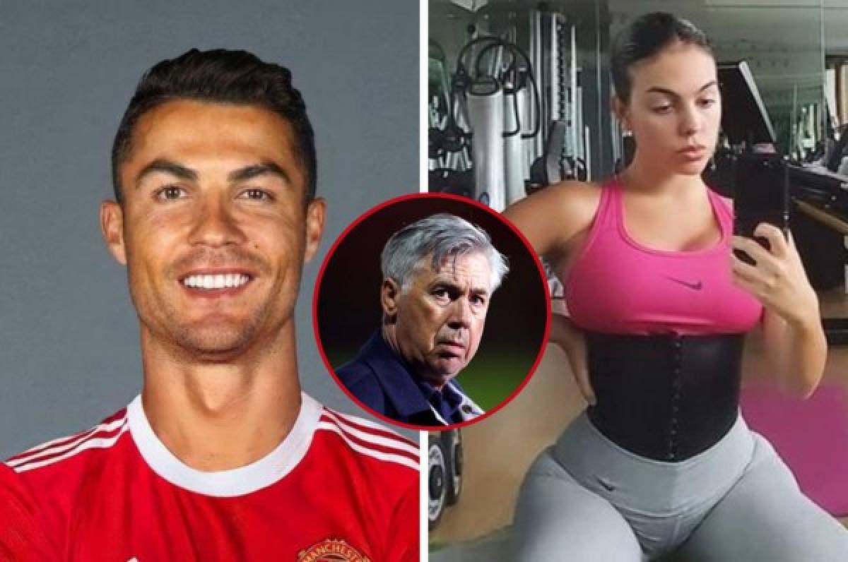 El duro ataque de Georgina a Ancelotti luego de que Cristiano Ronaldo fichara por el United: 'Espero no salga desmintiendo'