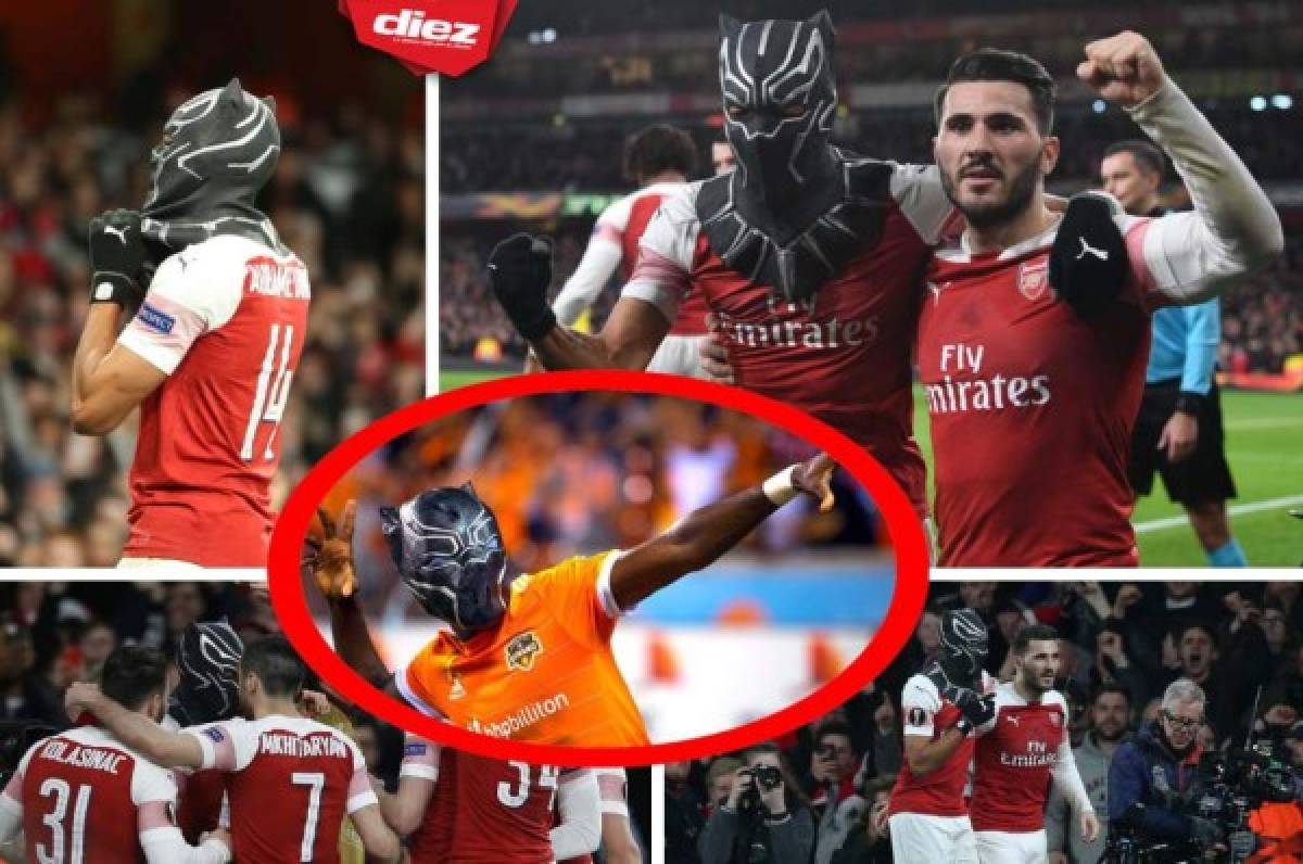 ¡A lo Alberth Elis! Aubameyang celebra triunfo del Arsenal al estilo del hondureño