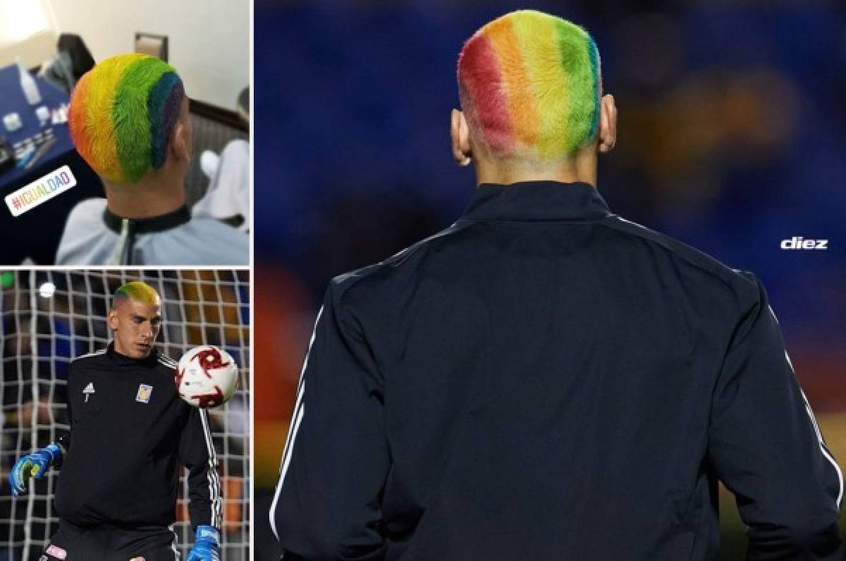 Liga MX: Nahuel Guzmán sorprende con su nuevo look en apoyo al movimiento LGBT