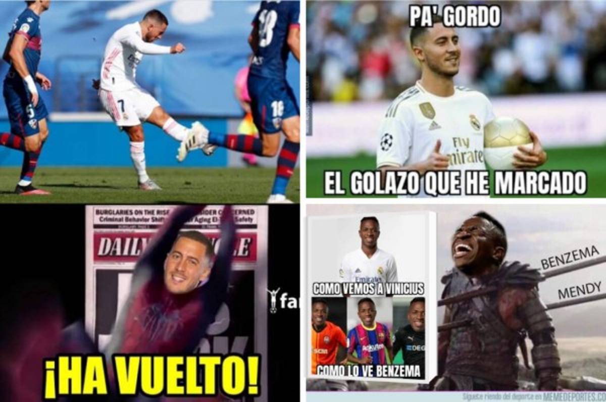 Los memes hacen pedazos a Hazard y Vinicius a pesar de la goleada del Real Madrid