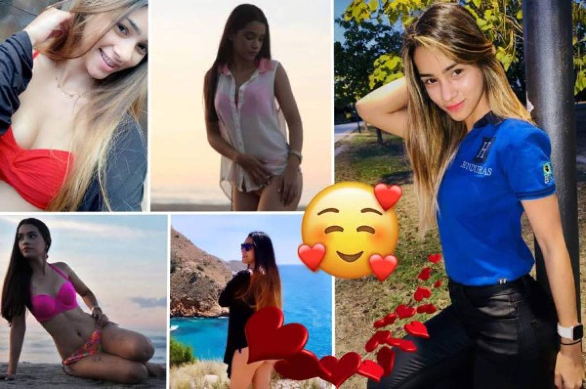 Ella es Katherine Perla, la hermosa aficionada hondureña que apoya a la 'H' desde España