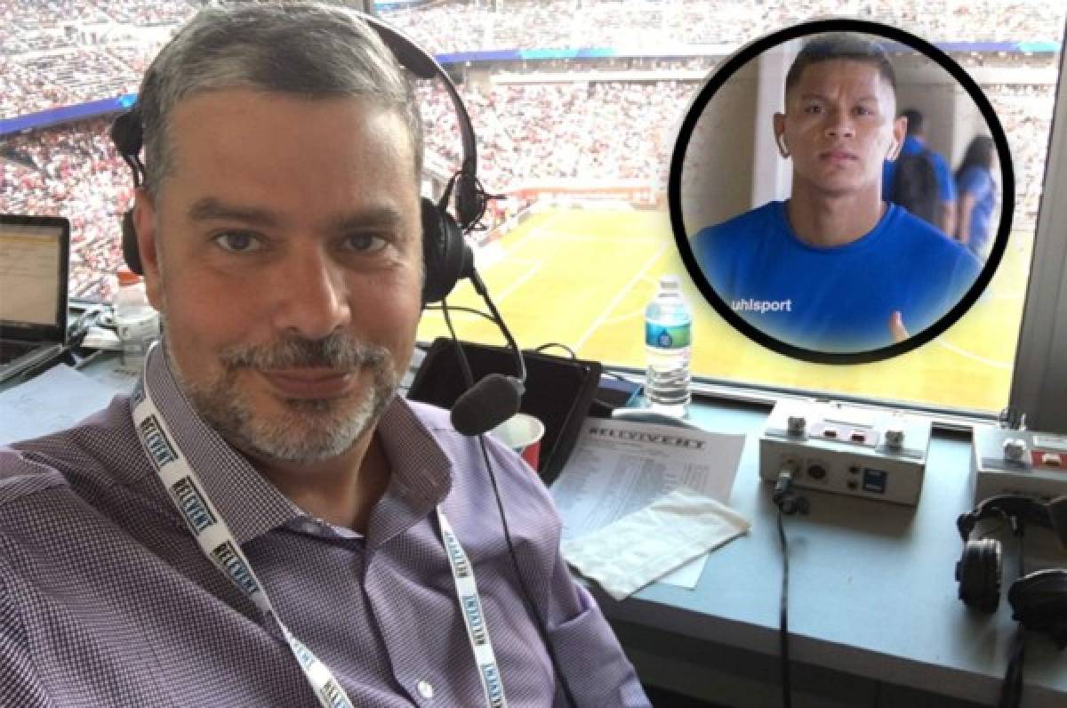 Bryan Moya: El elogio de Richard Méndez, periodista de ESPN, al jugador hondureño
