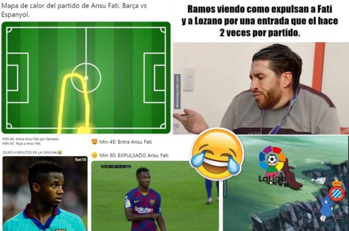 Ansu Fati es víctima de terribles memes tras el triunfo del Barcelona ante el Espanyol