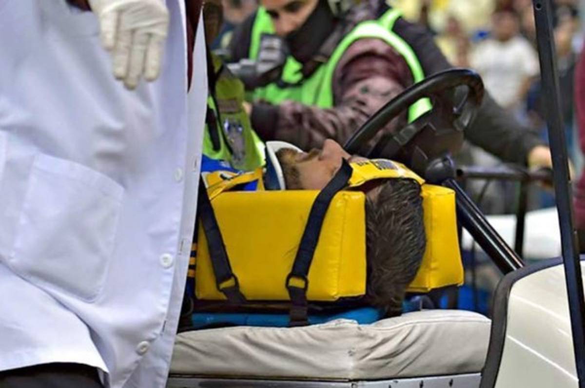 El francés Gignac sufre esguince cervical y está en duda para el domingo