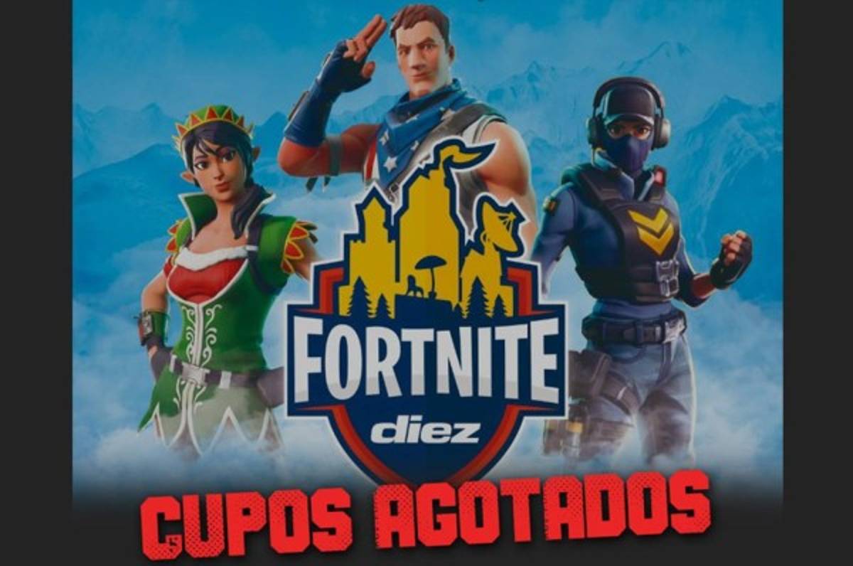 En tiempo récord: Se agotan los cupos para participar en el torneo Fortnite Diez