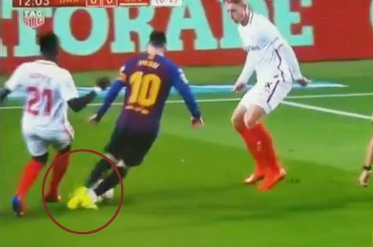 ¿Fue penal? Esta fue la falta dentro del área que le pitaron al Barcelona