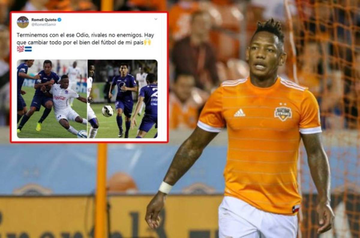 Romell Quioto: 'Terminemos con ese odio, rivales no enemigos'