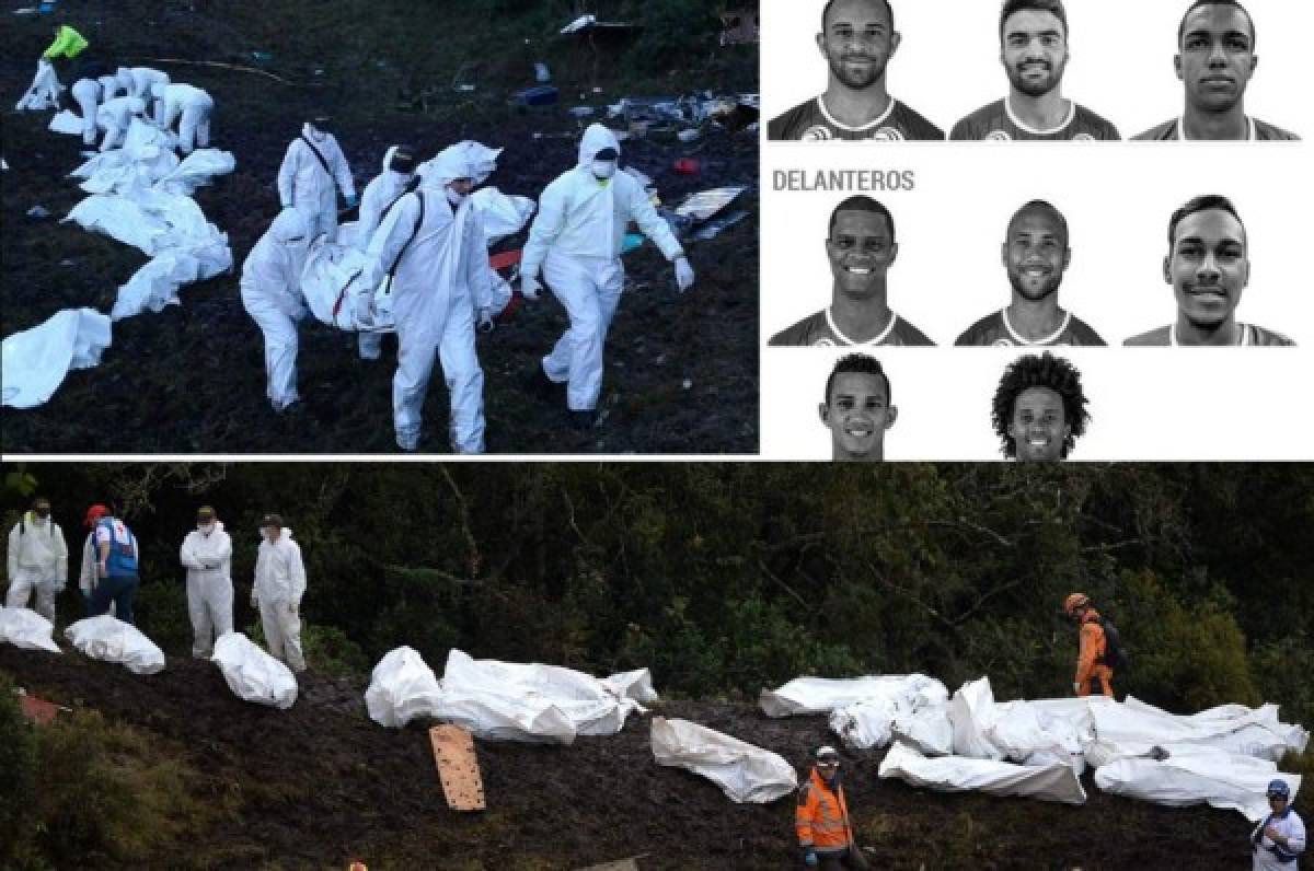 Los rostros de la tragedia: Ellos son los futbolistas muertos del Chapecoense