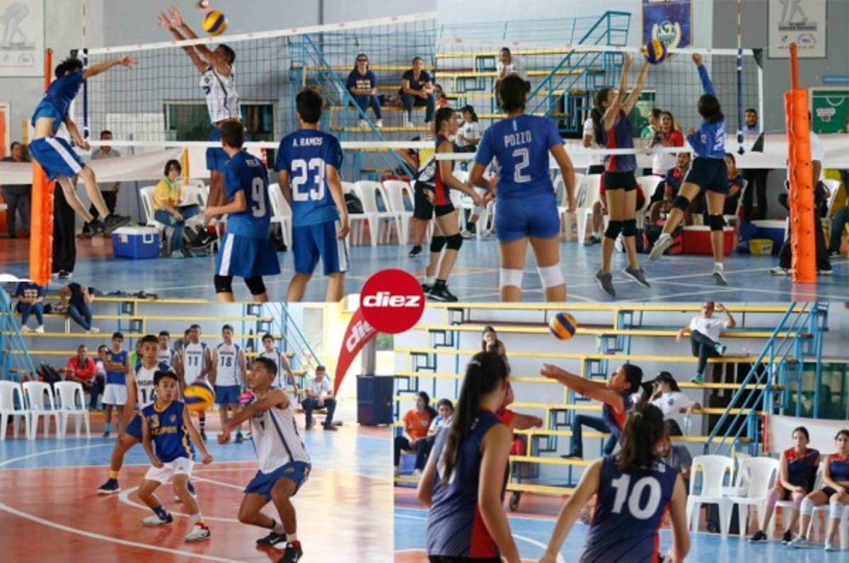 Vibrante inicio del Torneo Nacional de Voleibol de Escuelas Bilingües