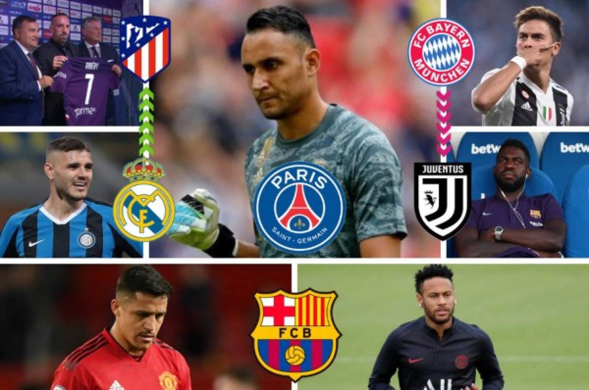 Mercado de fichajes: Real Madrid con baja, Barca prepara oferta por Neymar y Keylor Navas afina su destino