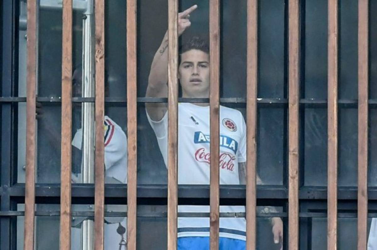 La seña obscena de James Rodríguez que tienen enojada a toda Colombia