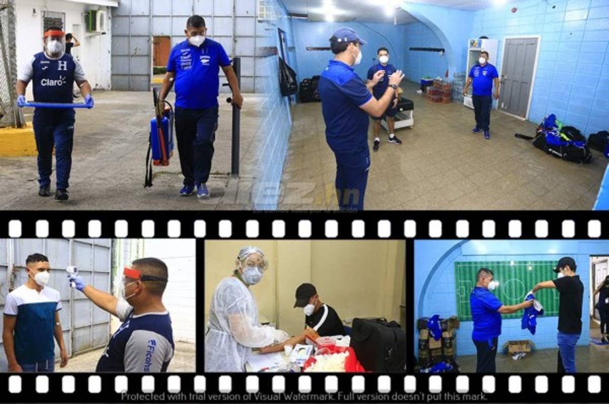 Bajo estrictas medidas de bioseguridad, Selección Sub-20 de Honduras vuelve a los entrenos