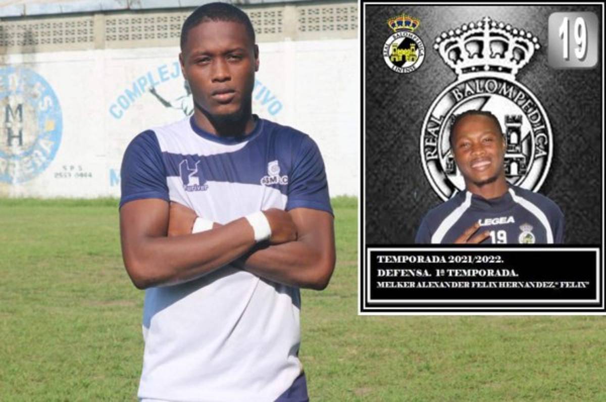 El Linense de la tercera división de España fichó al defensor hondureño Melker Hernández por una temporada