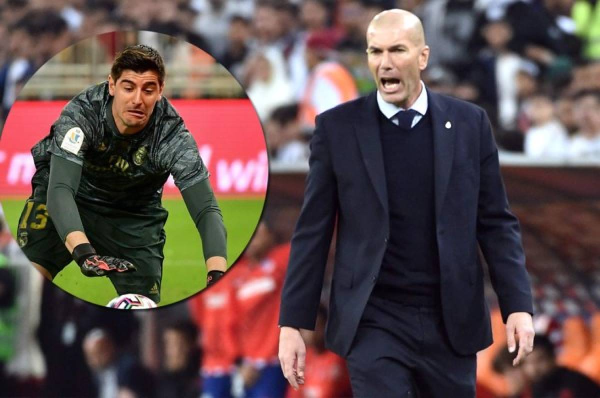 'Hay que felicitar a Courtois', dice Zidane tras ganar la Supercopa de España