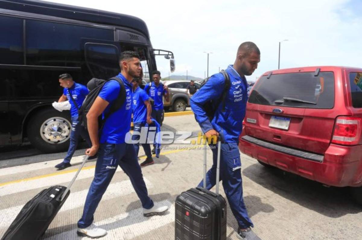 EN FOTOS: Selección de Honduras viajó hacia Trinidad y Tobago para debutar en la Liga de Naciones