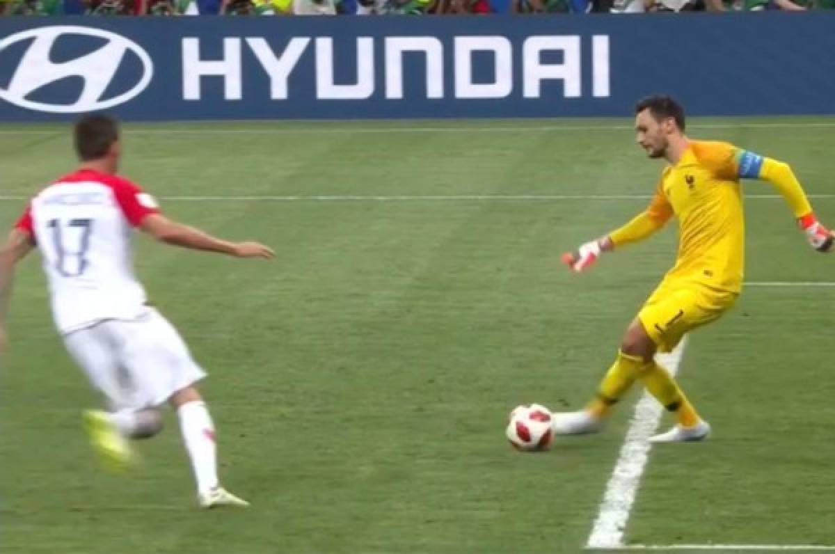 El terrible error de Hugo Lloris en la final del Mundial de Rusia 2018