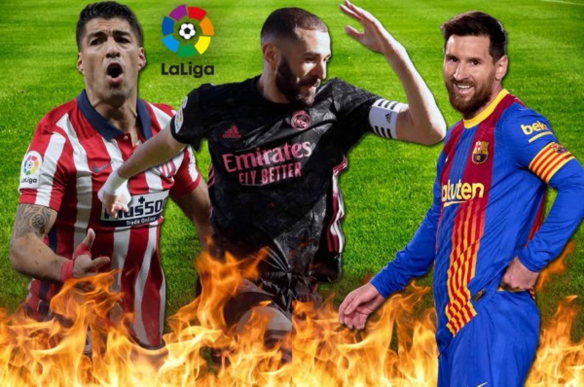 Liga de España: ¿Cuáles son los ocho partidos que le restan al Real Madrid, Barcelona y Atlético?