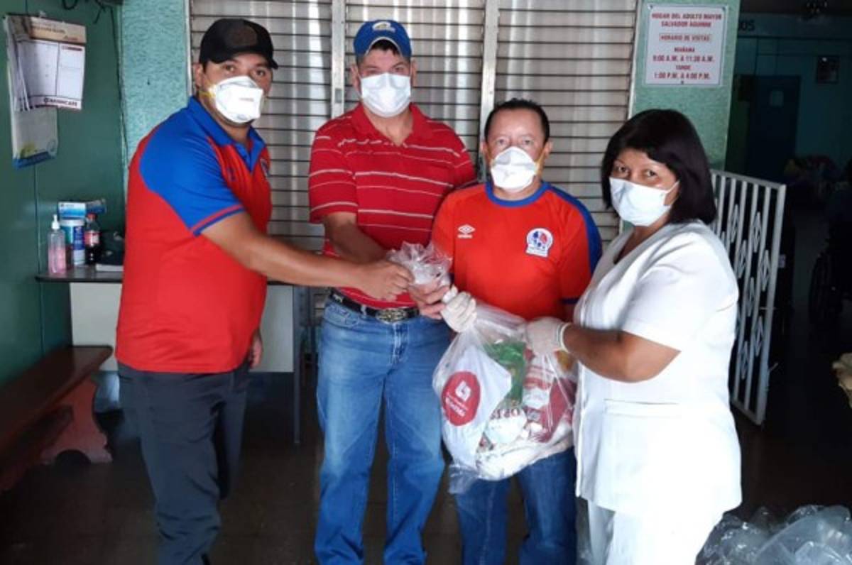 Olimpia se solidariza y entrega víveres a asilo de ancianos en tiempo de cuarentena