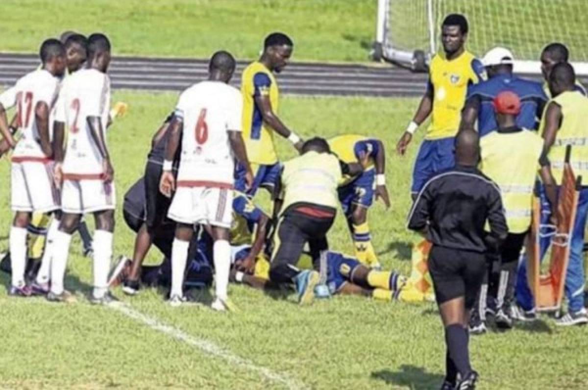Un jugador de fútbol muere en Gabón durante un partido