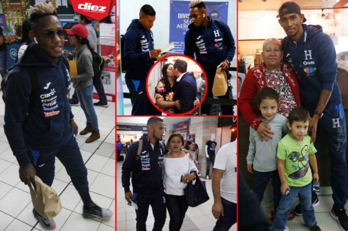 ¡Besos, abrazos y fotos! Así fue la salida de Honduras rumbo a Chile
