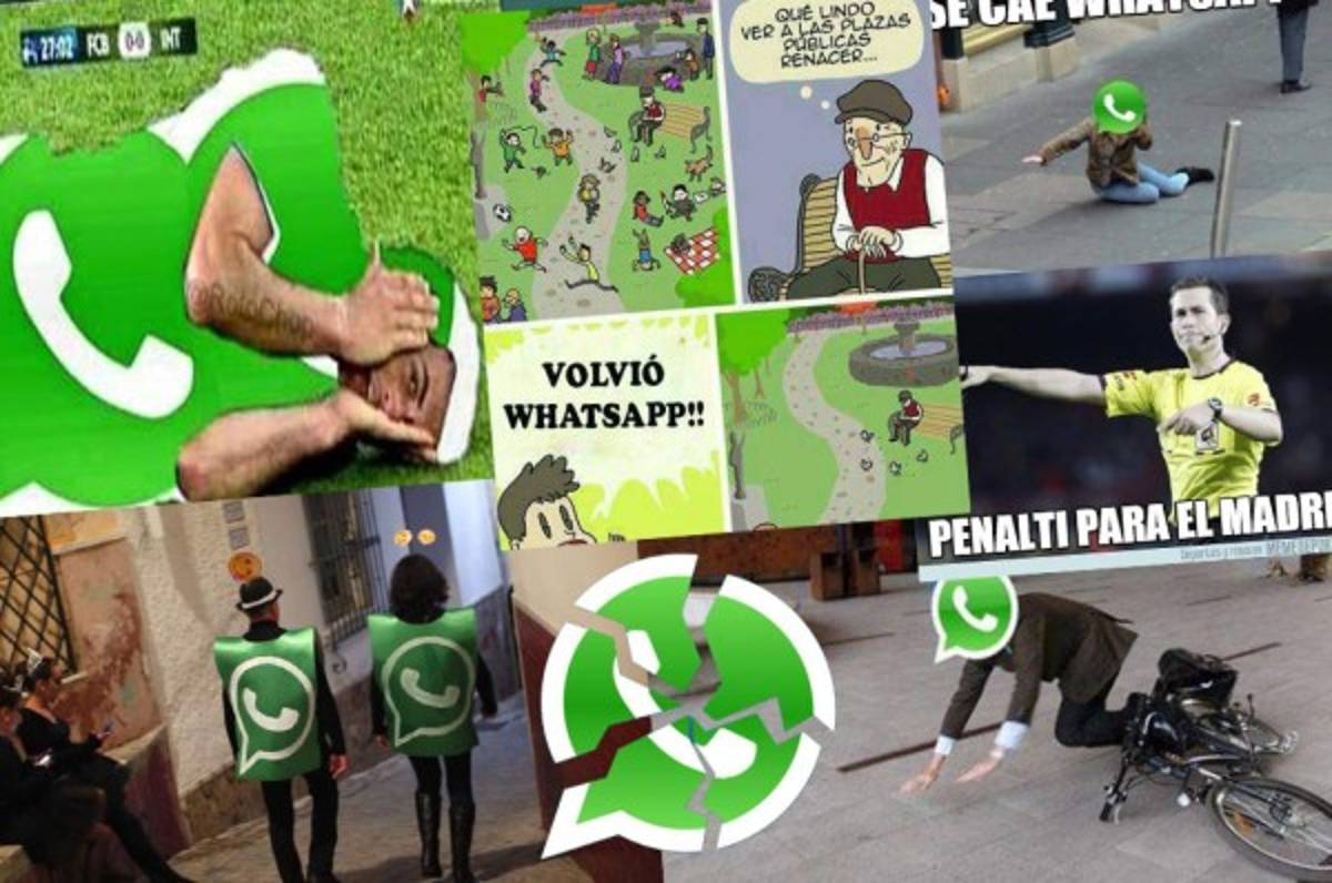 ¡Acribillan con crueles memes a Whatsapp por caída a nivel mundial!